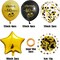 Cheers to 80 Years Balloons Black and Gold 80 Birthday Decorations for Women Men 80th Birthday Balloons Latex Gold Confetti Balloon 80 Anniversary Theme Happy Birthday Party Supplies 12 inch